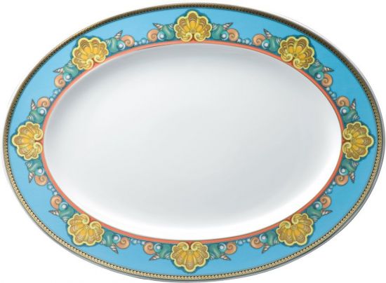 Блюдо овальное 40 см.,  Versace TRESORS DE LA MER арт. 19300-409608-12740 Блюдо овальное 40 см.,  Versace TRESORS DE LA MER арт. 19300-409608-12740