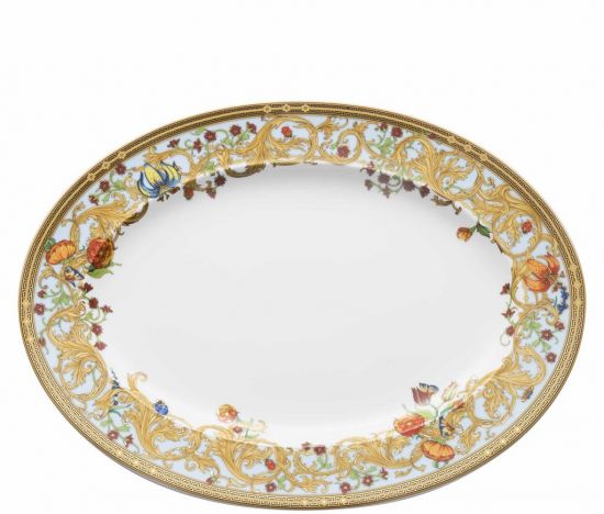Блюдо овальное 34 см.,  Versace JARDIN DE VERSACE арт. 19300-409609-12734