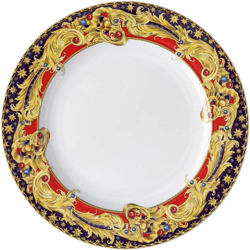Тарелка обеденная 27 см., Versace BAROCCO HOLIDAY арт. 19300-409948-10227