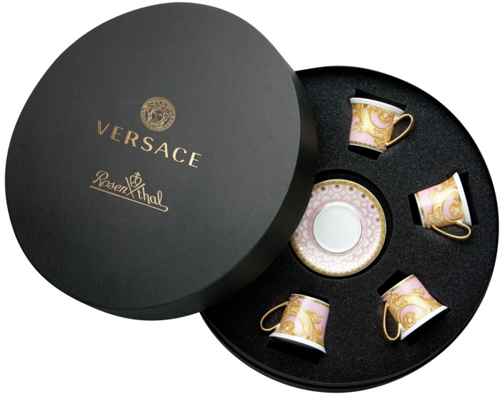 Набор чашек с блюдцами для эспрессо 6 шт 100 мл., Versace LES REVES BYZANTINS арт. 19315-403624-28336