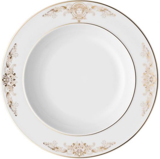 Тарелка глубокая 22 см., Versace MEDUSA GALA арт. 19325-403635-10322 Тарелка глубокая 22 см., Versace MEDUSA GALA арт. 19325-403635-10322
