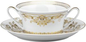 Бульоница с блюдцем 280 мл., Versace MEDUSA GALA арт. 19325-403635-10420