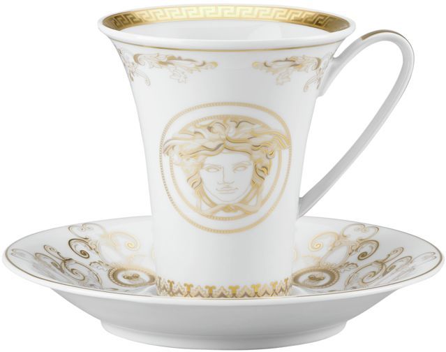 Чашка с блюдцем  Versace MEDUSA GALA GOLD арт. 19325-403636-14740