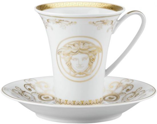 Чашка с блюдцем  Versace MEDUSA GALA GOLD арт. 19325-403636-14740 Чашка с блюдцем  Versace MEDUSA GALA GOLD арт. 19325-403636-14740