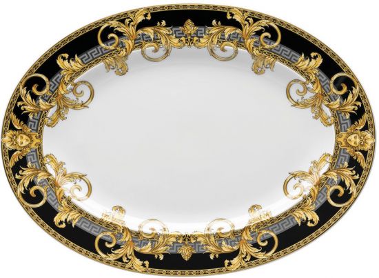 Блюдо овальное 34 см.,  Versace PRESTIGE GALA арт. 19325-403637-12734 Блюдо овальное 34 см.,  Versace PRESTIGE GALA арт. 19325-403637-12734