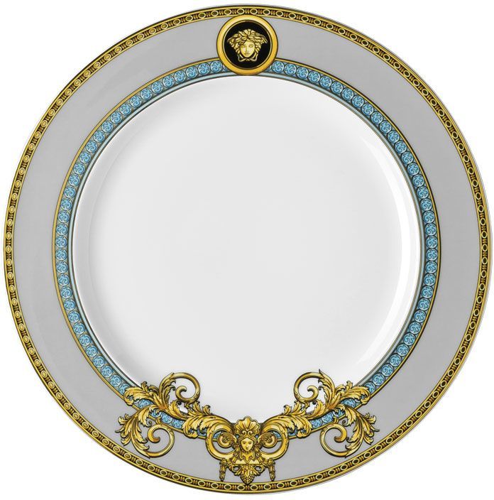 Тарелка десертная 22 см., Versace PRESTIGE GALA BLEU арт. 19325-403638-10222