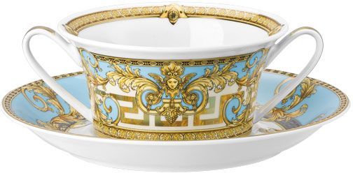 Бульоница с блюдцем 280 мл., Versace PRESTIGE GALA BLEU арт. 19325-403638-10420