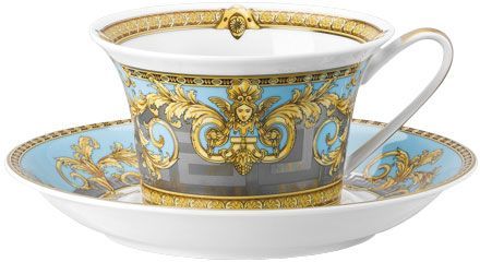 Чашка с блюдцем 200 мл., Versace PRESTIGE GALA BLEU арт. 19325-403638-14640