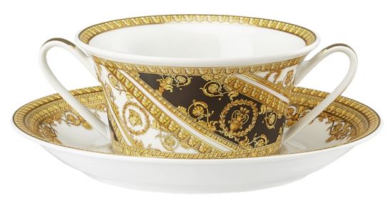 Бульоница с блюдцем  Versace I LOVE BAROQUE арт. 19325-403651-10420 Бульоница с блюдцем  Versace I LOVE BAROQUE арт. 19325-403651-10420