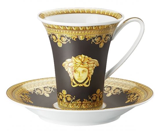 Чашка с блюдцем  Versace I LOVE BAROQUE арт. 19325-403653-14740 Чашка с блюдцем  Versace I LOVE BAROQUE арт. 19325-403653-14740
