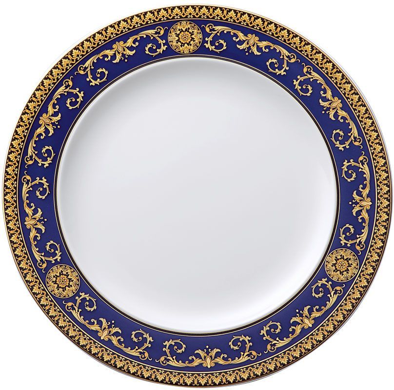 Тарелка обеденная 27 см., Versace MEDUSA BLAU арт. 19325-409620-10227