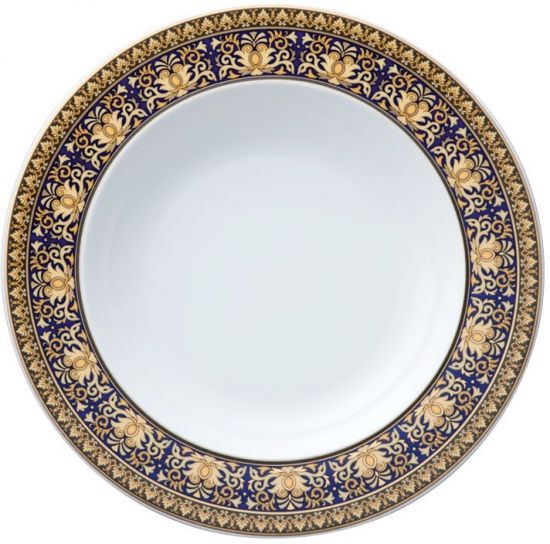 Тарелка глубокая 22 см., Versace MEDUSA BLAU арт. 19325-409620-10322 Тарелка глубокая 22 см., Versace MEDUSA BLAU арт. 19325-409620-10322