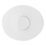 Блюдце под кофейную чашку 14х12 см., BOREAL SATIN WHITE, DEGRENNE, арт.193321