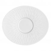 Блюдце под кофейную чашку 14х12 см., BOREAL SATIN WHITE, DEGRENNE, арт.193321