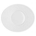 Блюдце под чашку 20х17 см., BOREAL SATIN WHITE, DEGRENNE, арт.193323