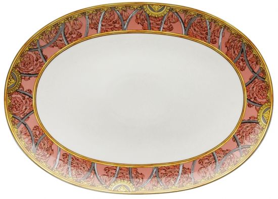 Блюдо овальное 38 см., Versace LA SCALA DEL PALAZZO арт. 19335-403665-12738