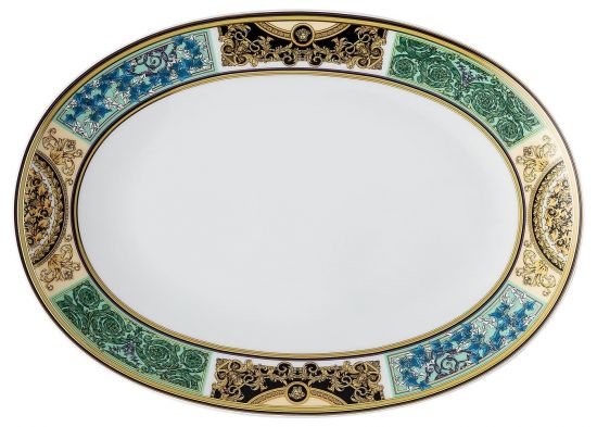 Блюдо овальное 33 см., Versace BAROCCO MOSAIC арт. 19335-403728-12733 Блюдо овальное 33 см., Versace BAROCCO MOSAIC арт. 19335-403728-12733