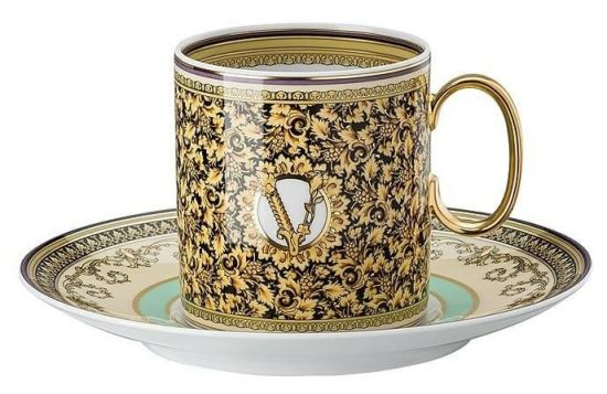 Чашка с блюдцем 230 мл., Versace BAROCCO MOSAIC арт. 19335-403728-14740