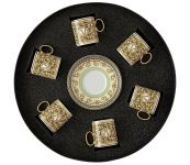 Набор чашек с блюдцами для эспрессо 6 шт 90 мл., Versace BAROCCO MOSAIC арт. 19335-403728-28336