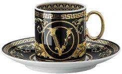 Чашка с блюдцем для эспрессо, 90 мл., Versace VIRTUS GALA арт. 19335-403729-14715 Чашка с блюдцем для эспрессо, 90 мл., Versace VIRTUS GALA арт. 19335-403729-14715
