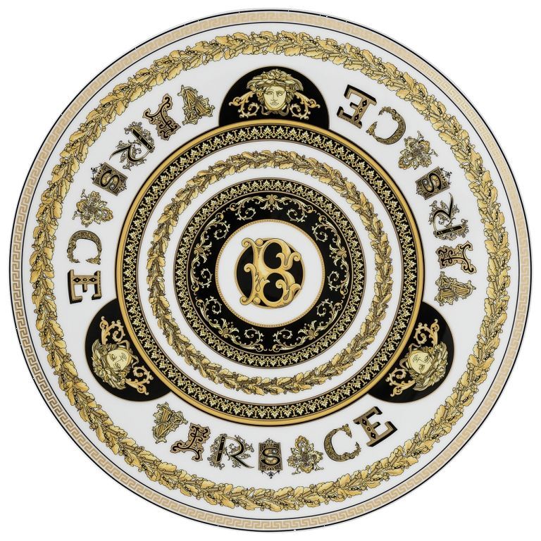 Тарелка подстановочная 33 см., Versace VIRTUS ALPHABET арт. 19335-403732-10263