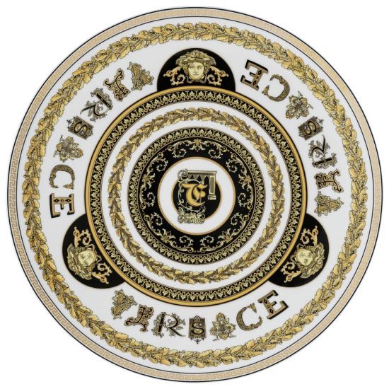 Тарелка подстановочная 33 см., Versace VIRTUS ALPHABET арт. 19335-403736-10263 Тарелка подстановочная 33 см., Versace VIRTUS ALPHABET арт. 19335-403736-10263