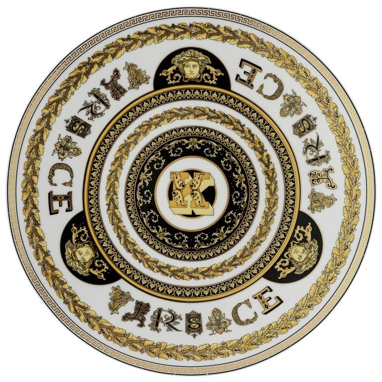 Тарелка подстановочная 33 см., Versace VIRTUS ALPHABET арт. 19335-403741-10263