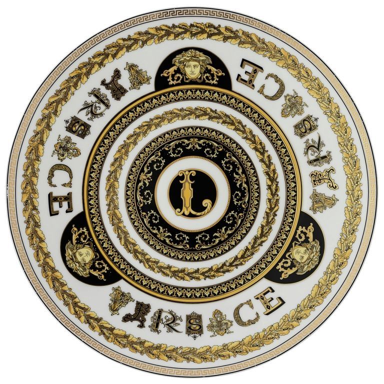 Тарелка подстановочная 33 см., Versace VIRTUS ALPHABET арт. 19335-403742-10263