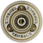 Тарелка подстановочная 33 см., Versace VIRTUS ALPHABET арт. 19335-403742-10263 Тарелка подстановочная 33 см., Versace VIRTUS ALPHABET арт. 19335-403742-10263