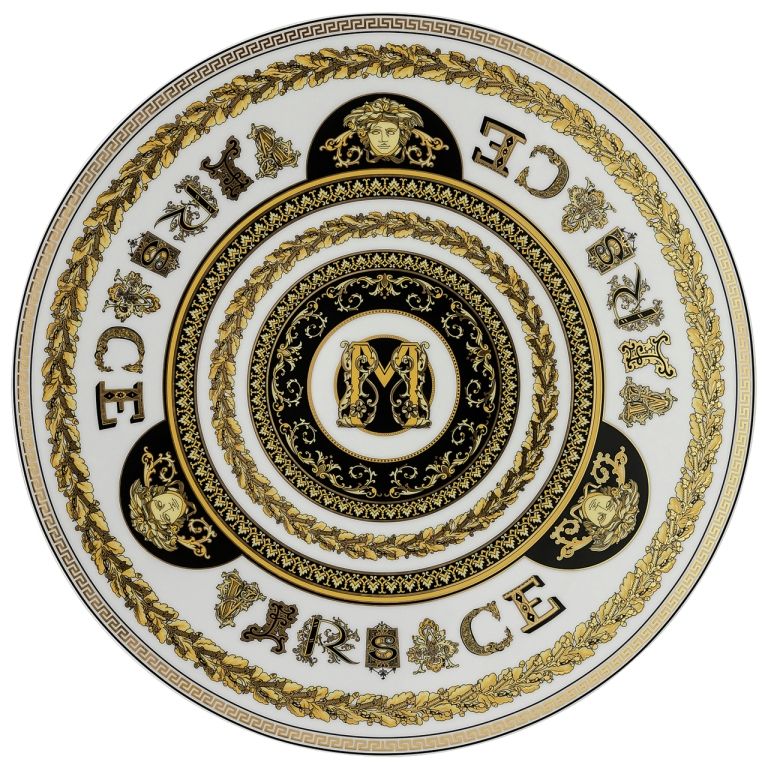 Тарелка подстановочная 33 см., Versace VIRTUS ALPHABET арт. 19335-403743-10263
