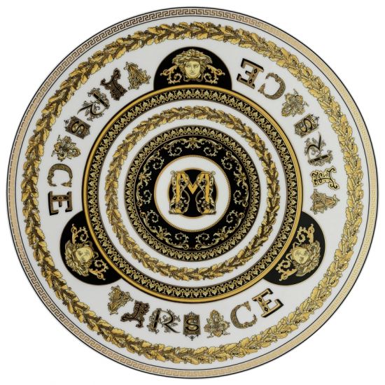 Тарелка подстановочная 33 см., Versace VIRTUS ALPHABET арт. 19335-403743-10263 Тарелка подстановочная 33 см., Versace VIRTUS ALPHABET арт. 19335-403743-10263