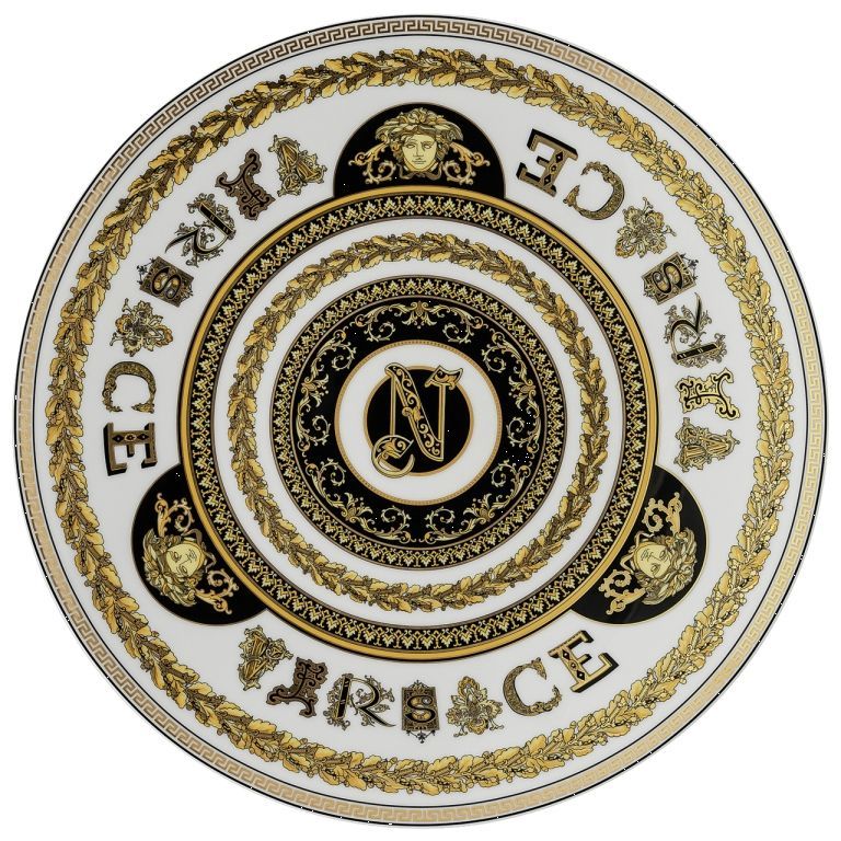 Тарелка подстановочная 33 см., Versace VIRTUS ALPHABET арт. 19335-403744-10263