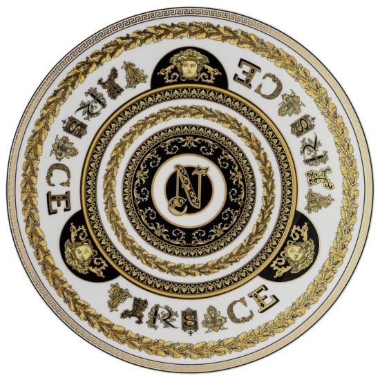 Тарелка подстановочная 33 см., Versace VIRTUS ALPHABET арт. 19335-403744-10263 Тарелка подстановочная 33 см., Versace VIRTUS ALPHABET арт. 19335-403744-10263