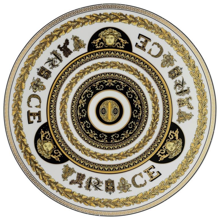 Тарелка подстановочная 33 см., Versace VIRTUS ALPHABET арт. 19335-403745-10263