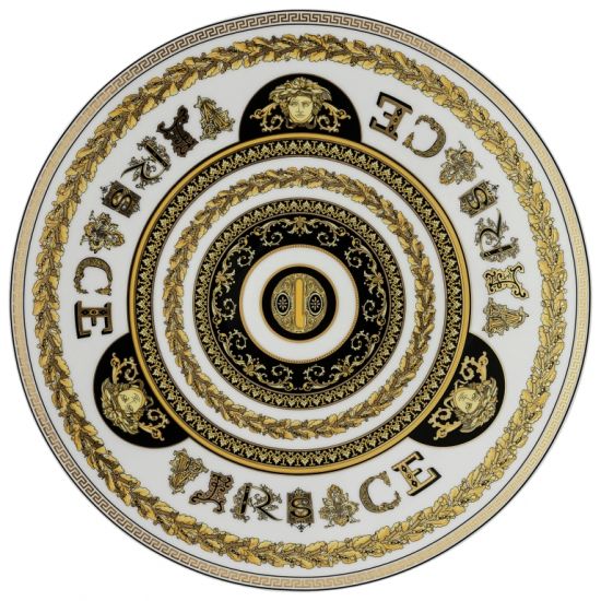 Тарелка подстановочная 33 см., Versace VIRTUS ALPHABET арт. 19335-403745-10263 Тарелка подстановочная 33 см., Versace VIRTUS ALPHABET арт. 19335-403745-10263