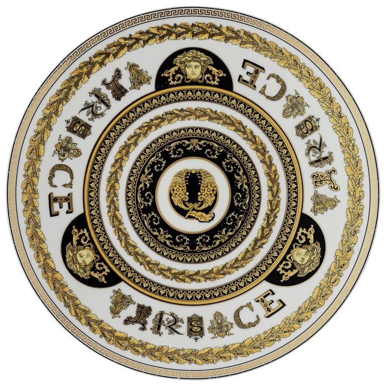 Тарелка подстановочная 33 см., Versace VIRTUS ALPHABET арт. 19335-403747-10263