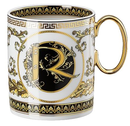 Кружка 350 мл., Versace VIRTUS ALPHABET арт. 19335-403748-15505