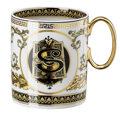 Кружка 350 мл., Versace VIRTUS ALPHABET арт. 19335-403749-15505