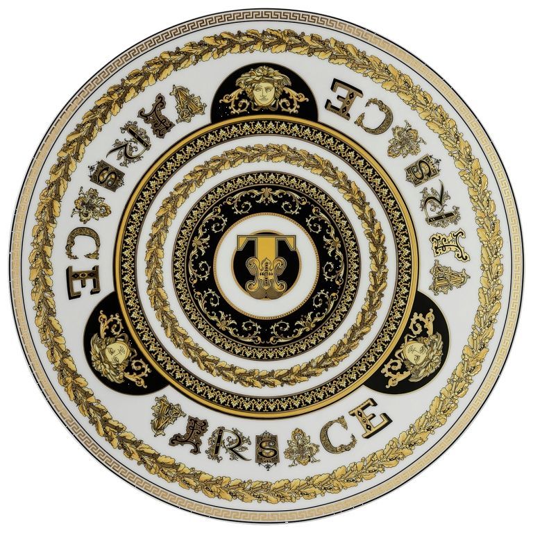 Тарелка подстановочная 33 см., Versace VIRTUS ALPHABET арт. 19335-403750-10263