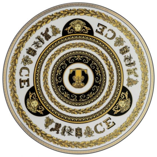 Тарелка подстановочная 33 см., Versace VIRTUS ALPHABET арт. 19335-403750-10263 Тарелка подстановочная 33 см., Versace VIRTUS ALPHABET арт. 19335-403750-10263