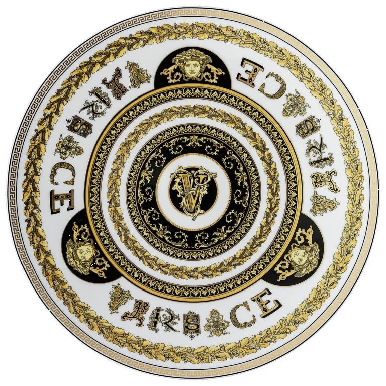 Тарелка подстановочная 33 см., Versace VIRTUS ALPHABET арт. 19335-403752-10263