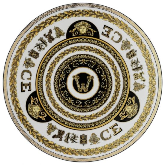 Тарелка подстановочная 33 см., Versace VIRTUS ALPHABET арт. 19335-403753-10263 Тарелка подстановочная 33 см., Versace VIRTUS ALPHABET арт. 19335-403753-10263