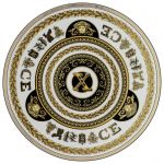 Тарелка подстановочная 33 см., Versace VIRTUS ALPHABET арт. 19335-403754-10263 Тарелка подстановочная 33 см., Versace VIRTUS ALPHABET арт. 19335-403754-10263