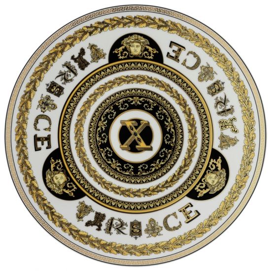 Тарелка подстановочная 33 см., Versace VIRTUS ALPHABET арт. 19335-403754-10263 Тарелка подстановочная 33 см., Versace VIRTUS ALPHABET арт. 19335-403754-10263