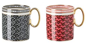 Набор из 2-х Кружек 300 мл., Signature, Versace Rosenthal арт. 19335-403776-29220  Набор из 2-х Кружек 300 мл., Signature, Versace Rosenthal арт. 19335-403776-29220