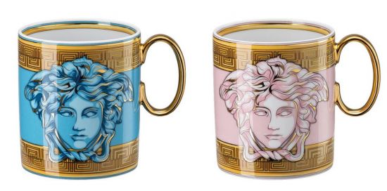 Набор из 2-х Кружек 300 мл., Medusa Amplified Mix, Versace Rosenthal арт. 19335-403777-29220  Набор из 2-х Кружек 300 мл., Medusa Amplified Mix, Versace Rosenthal арт. 19335-403777-29220