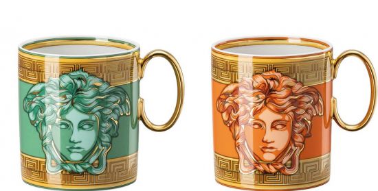 Набор из 2-х Кружек 300 мл., Medusa Amplified Mix, Versace Rosenthal арт. 19335-403778-29220  Набор из 2-х Кружек 300 мл., Medusa Amplified Mix, Versace Rosenthal арт. 19335-403778-29220