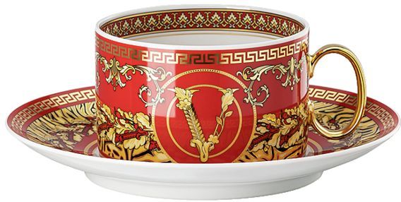 Чашка с блюдцем 200 мл., Versace VIRTUS HOLIDAY арт. 19335-409949-14640