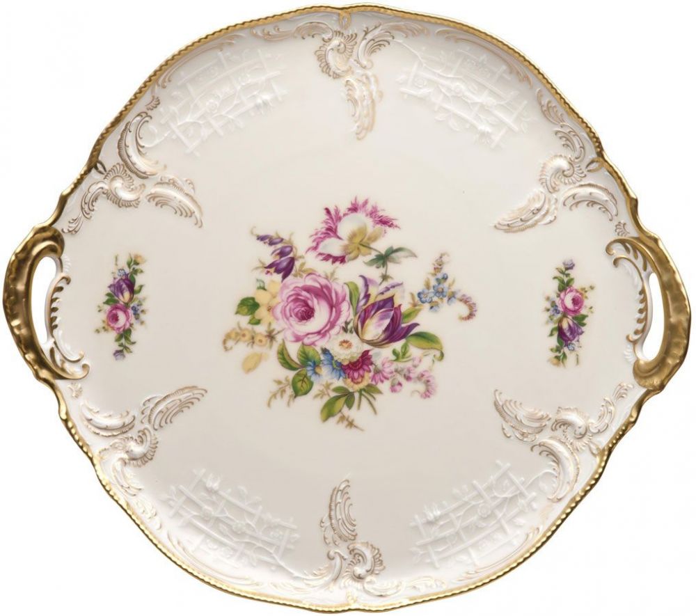 Блюдо для торта Rosenthal  Sanssouci Elfenbein арт.20480-308550-12843