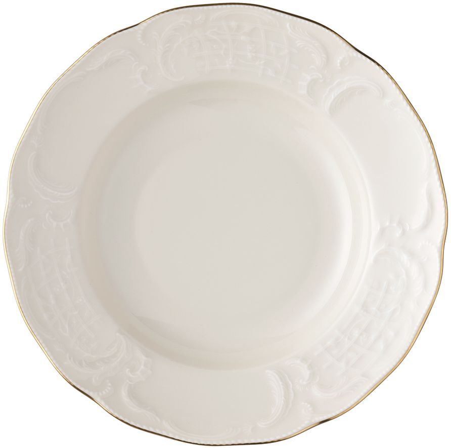 Тарелка десертная 23 см., глубокая Rosenthal  Sanssouci Elfenbein арт.20480-608648-10323